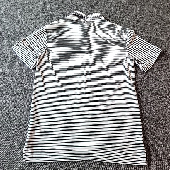 Vineyard Vines On The Go Sankaty Polo Men's XS Green Striped Performance Shirt - Picture 7 of 8